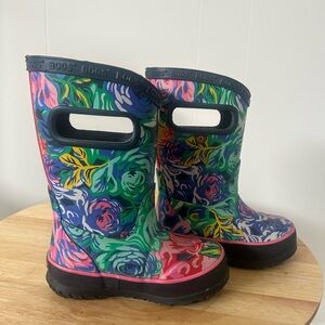 BOGS Toddler Floral Rain Boots